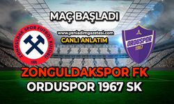 Zonguldakspor- Orduspor 1967 SK  karşılaşma başladı