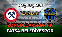 Zonguldakspor - Fatsa Belediyespor karşılaşması başladı
