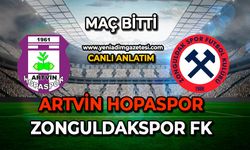 Artvin Hopaspor-Zonguldakspor karşılaşması sona erdi
