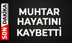Köy üzüntüye boğuldu: Sevilen Muhtar hayatını kaybetti