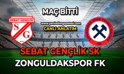 Sebat Gençlik SK – Zonguldakspor FK karşılaşması sona erdi