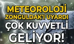 Meteorolojiden Zonguldak'a yeni uyarı: Kuvvetli geliyor