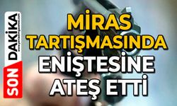 Miras tartışmasında eniştesine silahla ateş etti