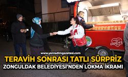 Teravih sonrası tatlı sürpriz: Zonguldak Belediyesi’nden lokma ikramı