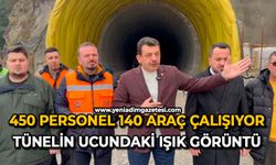 450 personel 140 araç çalışıyor: Tünelin ucundaki ışık görüntü
