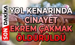 Yol kenarında cinayet: Ekrem Çakmak ölü bulundu