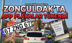 APP plaka yoğunluğundan plakalar tükendi