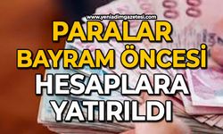 Paralar Bayram öncesi hesaplara yatırıldı