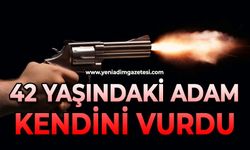 42 yaşındaki adam kendini vurdu
