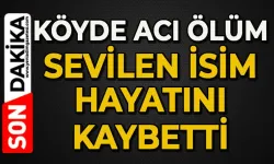 Köye acı haberi geldi: Sevilen isim hayatını kaybetti