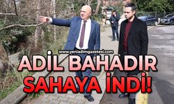 Adil Bahadır sahaya indi