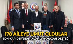 178 Aileye Umut Oldular: Zon-Kar-Der’den Anlamlı Ramazan Desteği