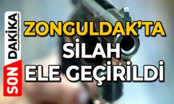 Zonguldak’ta silah ele geçirildi