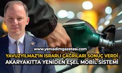 Yavuzyılmaz’ın ısrarlı çağrıları sonuç verdi: Akaryakıtta yeniden eşel mobil sistemi