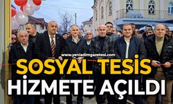 Sosyal Tesis hizmete açıldı