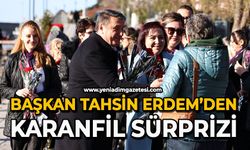 Başkan Tahsin Erdem’den karanfil sürprizi