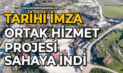 Tarihi imza: Ortak Hizmet Projesi sahaya indi