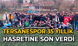Tersanespor 35 yıllık hasretine son verdi