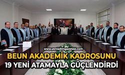 BEUN akademik kadrosunu 19 yeni atamayla güçlendirdi