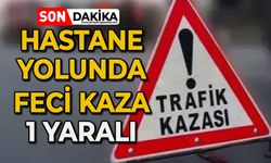 Hastane yolunda feci kaza: 1 yaralı