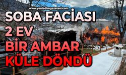 Soba faciası: 2 ev, bir ambar küle döndü