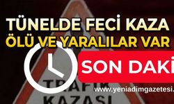 Tünelde feci kaza: Ölü ve yaralılar var