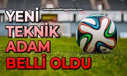 Yeni teknik adam belli oldu