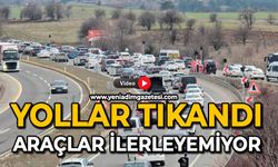 Yollar tıkandı: Araçlar ilerleyemiyor