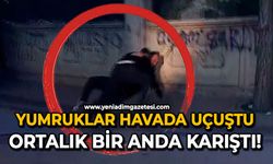 Yumruklar havada uçuştu: Ortalık bir anda karıştı!