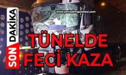 Tünelde feci kaza