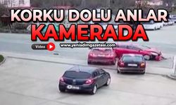 Korku dolu anlar kamerada