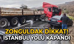 Zonguldak dikkat: İstanbul yolu kapandı