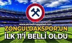 Zonguldakspor'un ilk 11'i belli oldu