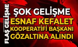 Esnaf ve Sanatkar Kredi ve Kefalet Kooperatifi Başkanı gözaltına alındı