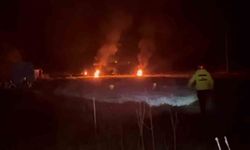 Çiftçiler meyve ağaçlarını ateş yakarak koruyor