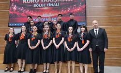 Öğrenciler koro yarışmasının bölge finalinde 1'inci oldu