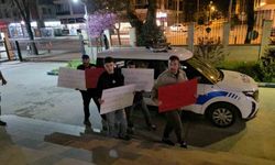 Polislere anlamlı sürpriz: 'İyi ki varsınız'