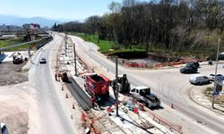 Tramvay Hattı'nda duraklar kurulmaya başlandı