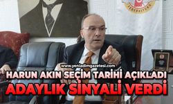 Harun Akın seçim tarihi açıkladı: Adaylık sinyali verdi