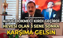 Altuğ Dökmeci kırdı geçirdi: Hevesi olan 3 sene sonra karşıma gelsin