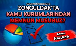 Zonguldak'ta kamu kurumlarından memnun musunuz? anketi sonuçlandı
