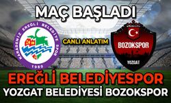 Ereğli-Yozgat maçı başladı