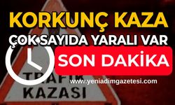 Korkunç kaza: Çok sayıda yaralı var
