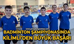Badminton şampiyonasında Kilimli’den büyük başarı
