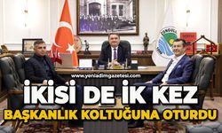 İkisi de ilk kez başkanlık koltuğuna oturdu