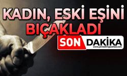 Kadın eski eşini bıçakla yaraladı