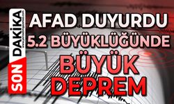 5.2 büyüklüğünde deprem: Korku dolu anlar yaşandı
