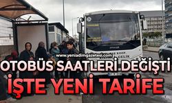 Halk Otobüsü saatleri değişti: İşte yeni güncel tarife