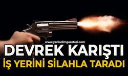 Devrek karıştı: İşyerini silahla taradı
