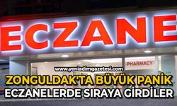Zonguldak'ta büyük panik: Eczanelerde sıraya girdiler